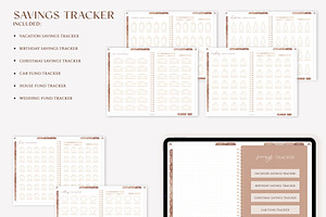 IPad Budget Planner Brown