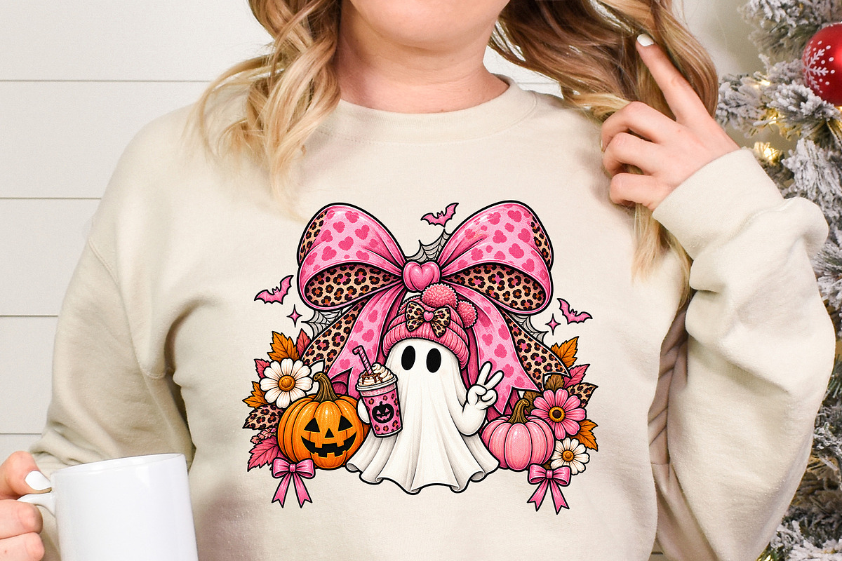Spooky But Make It CutePinkGhost PNG, an Object Graphic by Star Graphic Design (Photo 3 of 11)