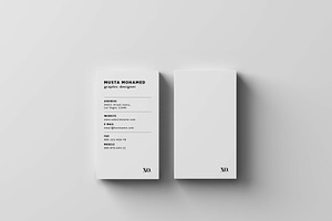 White X Black Luxury Business Card