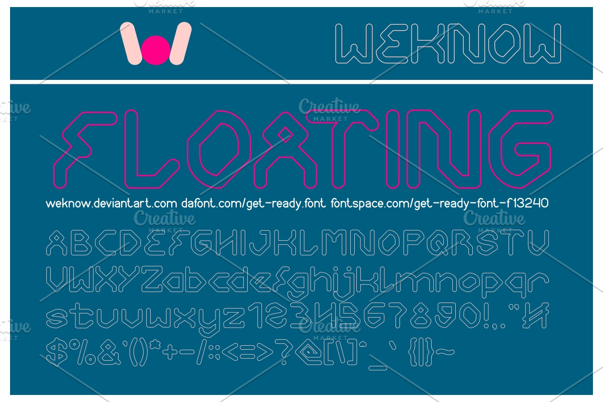 get ready font preview 4