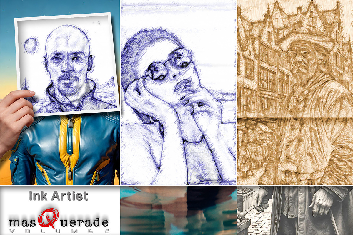 masQuerade - Photoshop FX, an Action Add-On by Pencil Pixels (Photo 5 of 26)