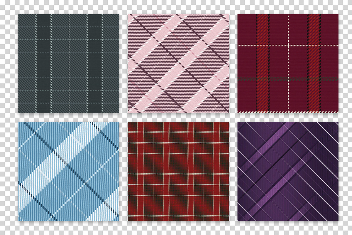 Stripe Plaid Twill Digital Paper Set, a Pattern Graphic by Gfx Expert Team (Photo 3 of 3)