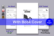 Scuba Diving Log Book & Cover, a Templates & Theme by Hitubrand (Thumbnail 1 of 3)