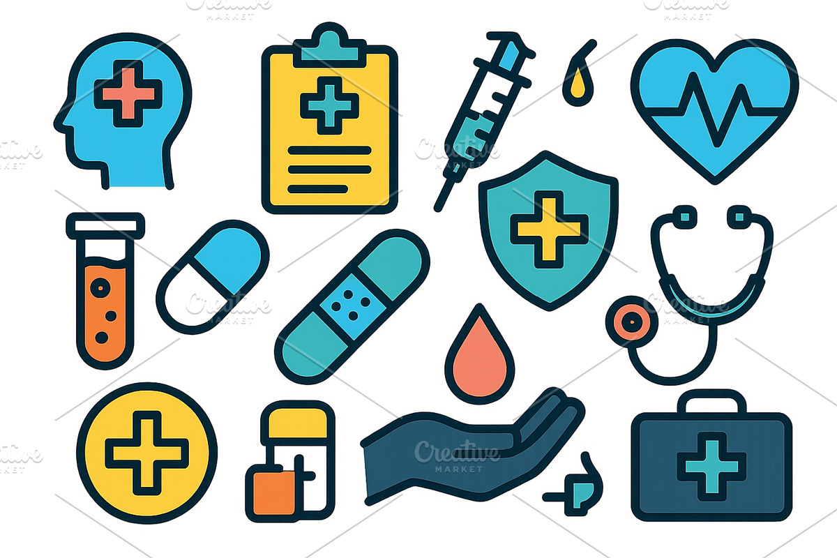Health care vector illustration, a Healthcare Illustration by ZinetroN