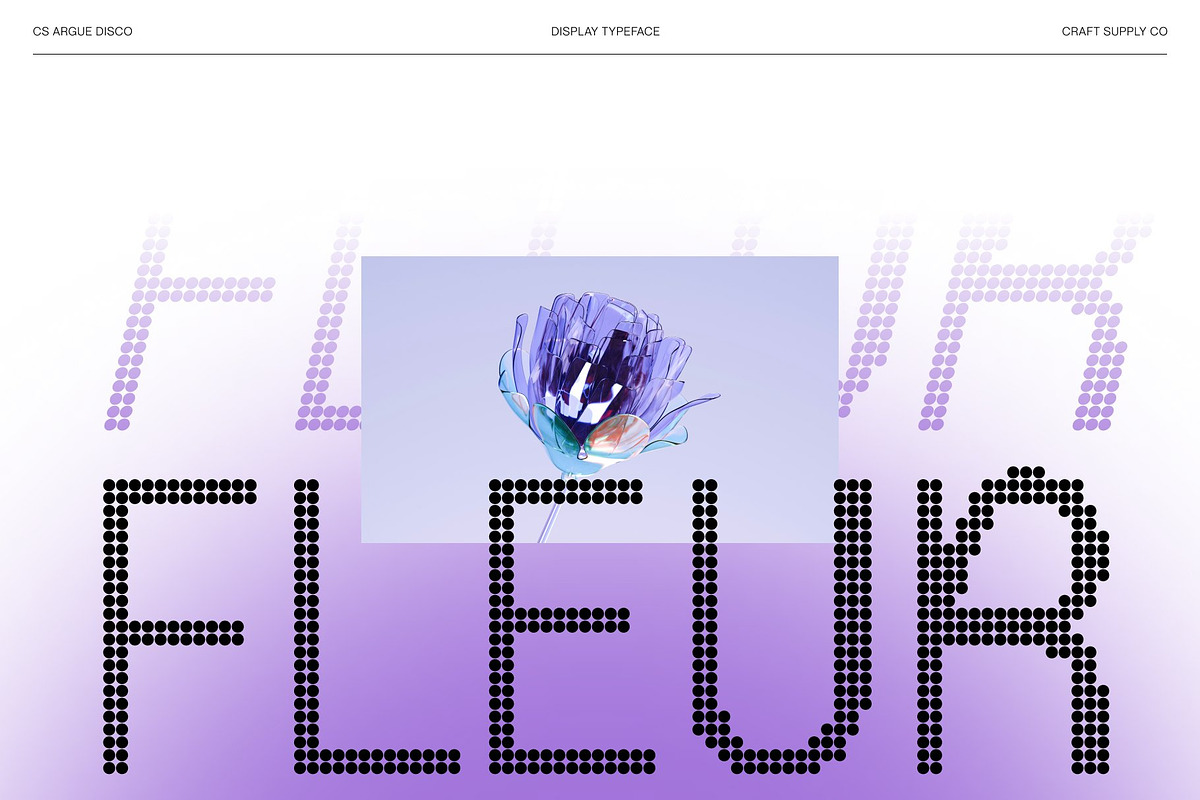CS Argue Disco, a Sans Serif Font by Craft Supply Co. (Photo 2 of 8)