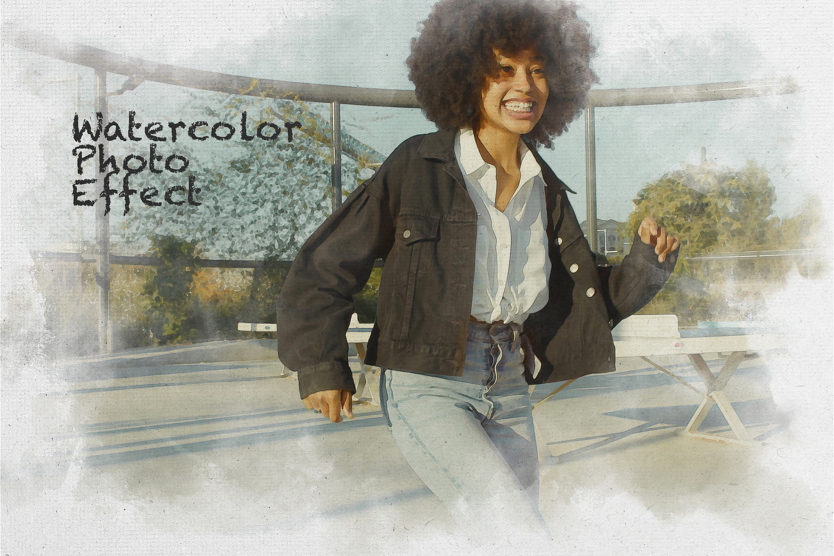 Watercolor Photo Painting Effect, a Layer Style Add-On by smishura (Photo 1 of 2)