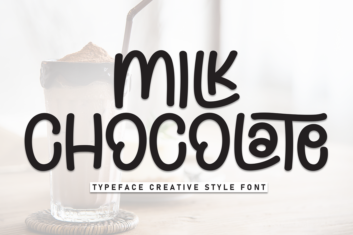 Milk Chocolate | Script Font, a Script Font by Scratchones (Photo 1 of 9)