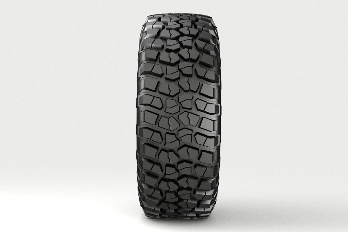 OFF ROAD WHEEL AND TIRE 3, a Cars & Vehicle 3D Model by NNAVAS 3D (Photo 4 of 9)