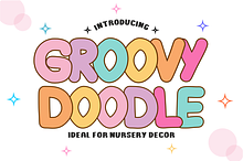 Groovy Doodle - Retro Nursery Font