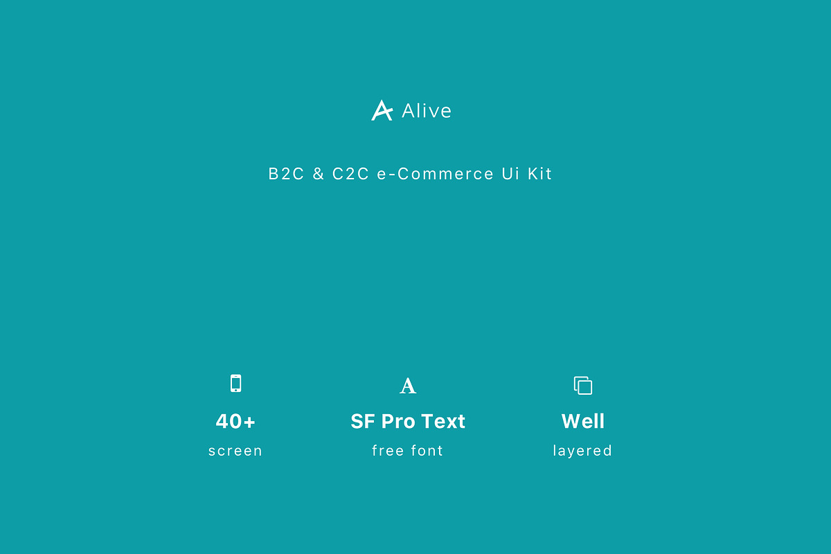 Alive - B2C & C2C eCommerce App Ui, an App Template by Betush (Photo 6 of 6)