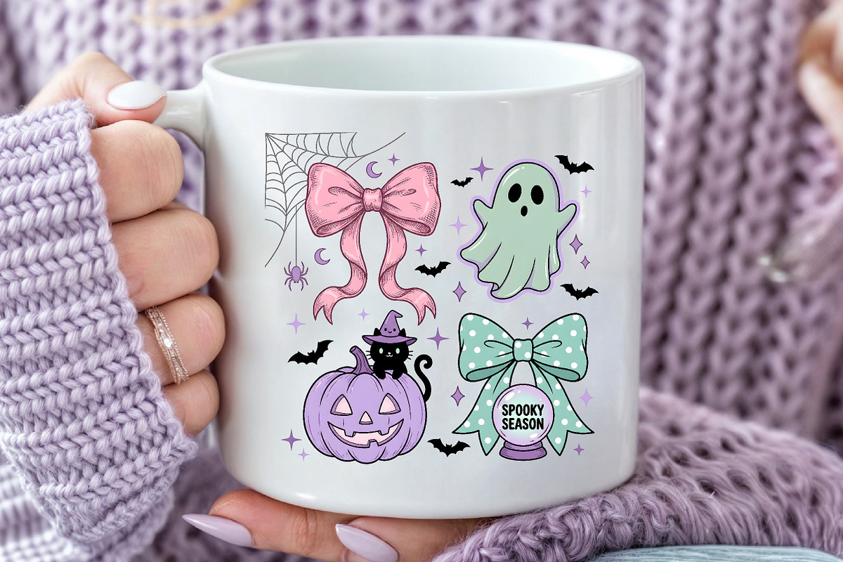 Coquette Halloween Sublimation PNG, a Seasonal Illustration by Rose Art (Photo 5 of 5)