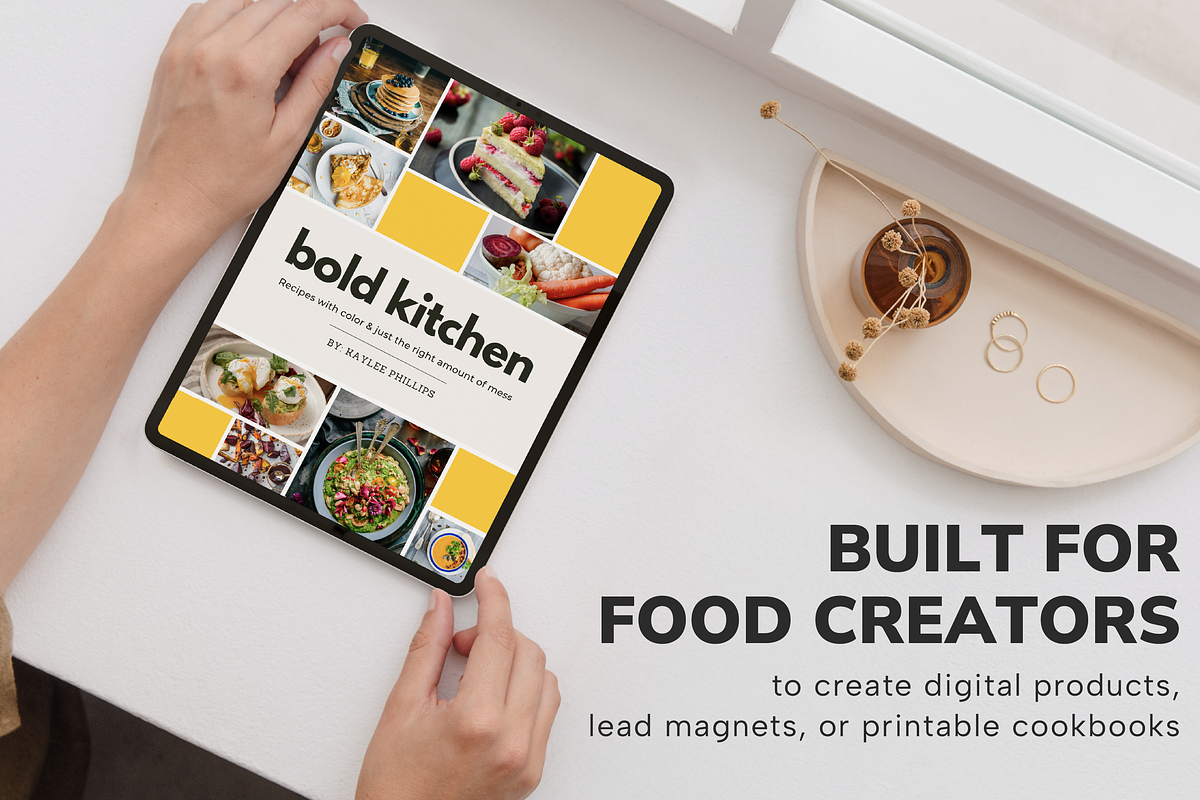 Food Creator Cookbook Template, a Magazine Template by Studio Soluna (Photo 8 of 10)