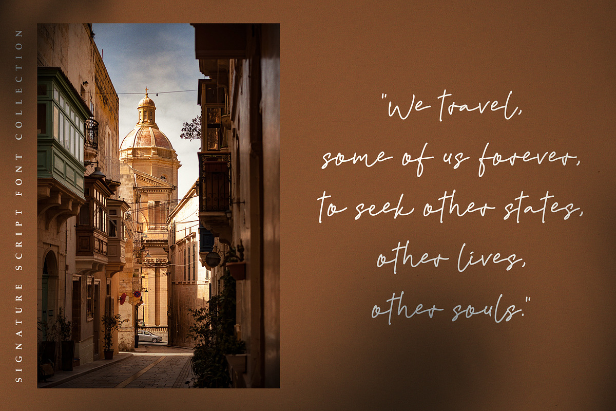 Tamia Rose Signature - Extra Swashes, a Script Font by Signatoro (Photo 9 of 12)