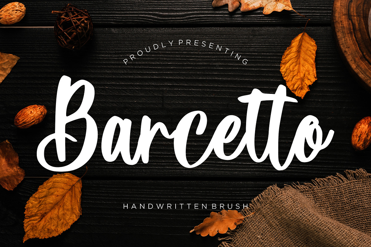 Barcetto Brush Business Font