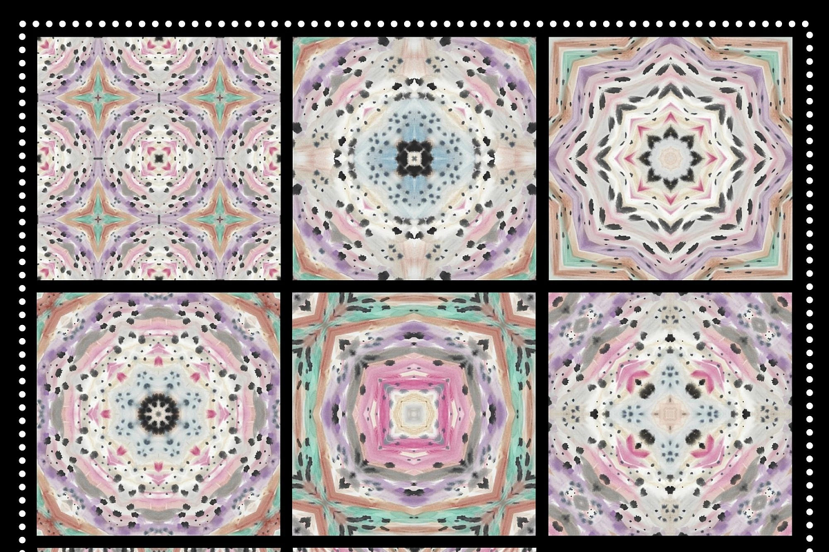 Pastel Rococo Abstract Patterns, a Pattern Graphic by Gen Aumonier (Photo 3 of 7)