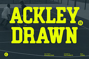 CS Ackley Drawn, a Slab Serif Font by Craft Supply Co. (Thumbnail 1 of 8)