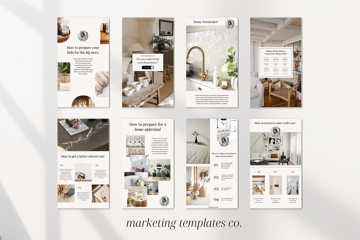 Real Estate Instagram Story Template, a Social Media Template by Marketing Templates Co. (Photo 6 of 9)
