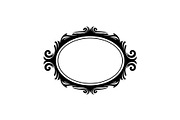 Vintage Oval Frame Vector Bundle, an Illustration by musafir_fashion (Thumbnail 23 of 31)