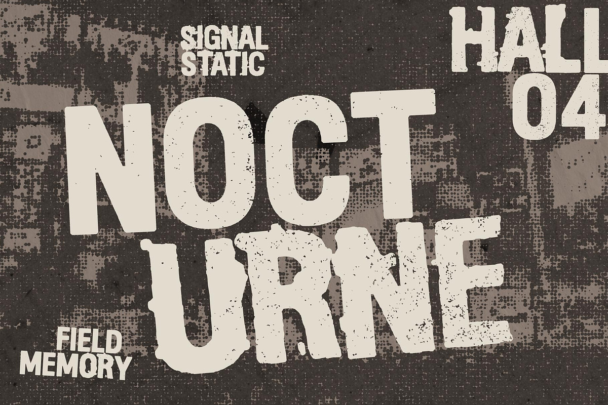 Hardlock: Rough Condensed Fonts, a Sans Serif Font by Eko Bimantara (Photo 3 of 6)