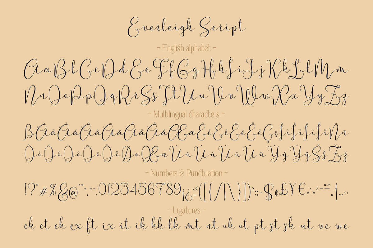Everleigh Font Duo preview 8