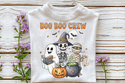 Boo Boo Crew Halloween Nurse Ghost, an Illustration by DreamCafeArt (Thumbnail 3 of 7)