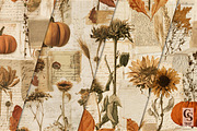 Fall Botanical Junk Journal Paper, a Pattern Graphic by Creative Store (Thumbnail 2 of 5)