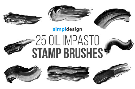 Acrylic brushes 100% vector. preview 5