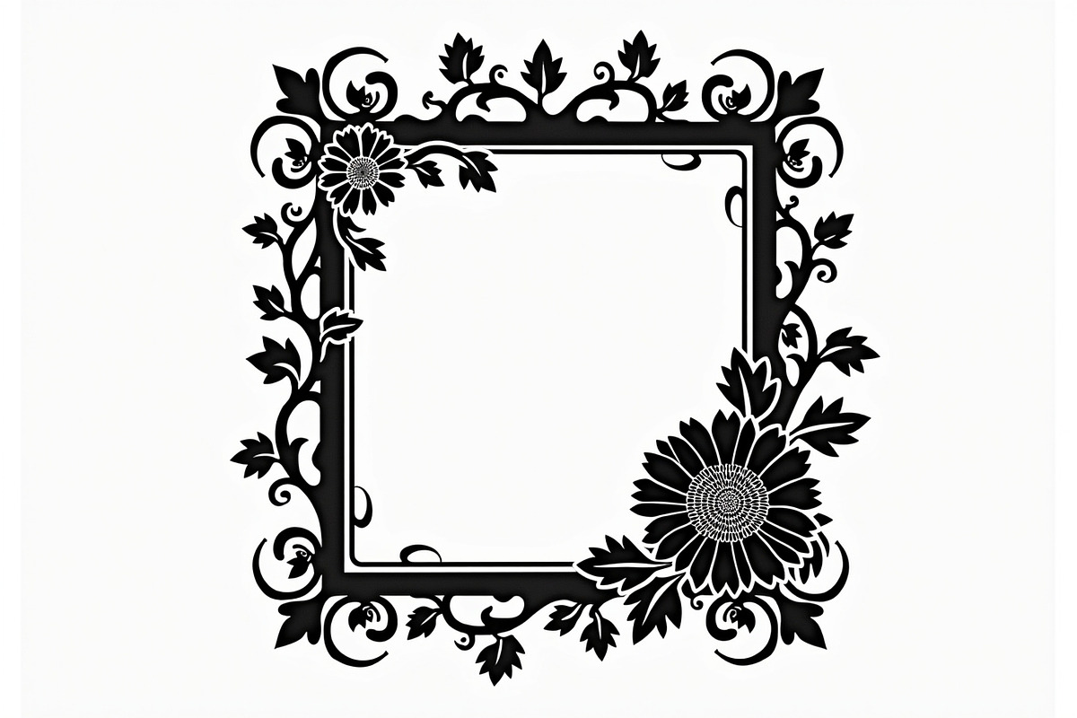 8 Lotus Floral Frame Bundle, an Illustration by Designs_River (Photo 4 of 9)