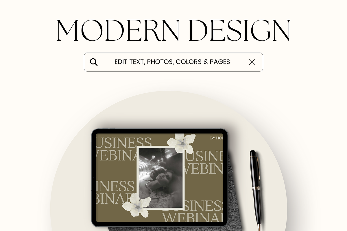 Slide Deck Masterclass Webinar, a Presentation Template by Branding Babe Co. (Photo 8 of 9)