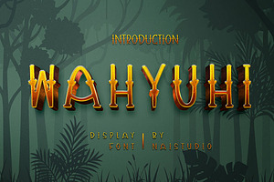Wahyuhi - Tropical Script Font