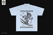 Snowboard Skeleton Design, a Sport Illustration by shaondesigns (Thumbnail 3 of 4)