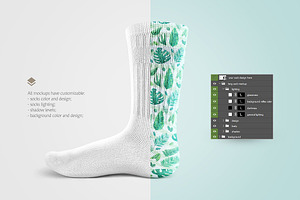 Socks Mockup