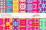 Boho Tie Dye Digital Papers, a Pattern Graphic by BonaDesigns (Thumbnail 1 of 2)