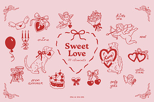 Valentine’s Day Clipart Bundle, an Object Graphic by Lisa Mill