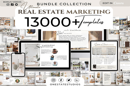Realtor Marketing Templates on Canva, a Social Media Template by ONEstateStudios