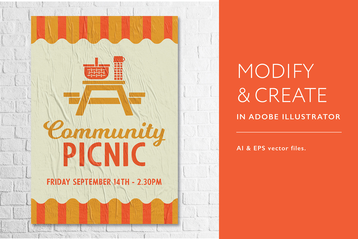 Picnic & BBQ line icons, an Outline Icon by the cabin supply co (Photo 4 of 4)
