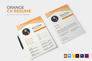 The Orange CV & Resume