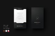 Vertical Business Card Template, a Business Card Template by Ctrl space studio (Thumbnail 3 of 5)