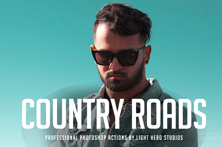 24 Country Roads Photoshop Actions