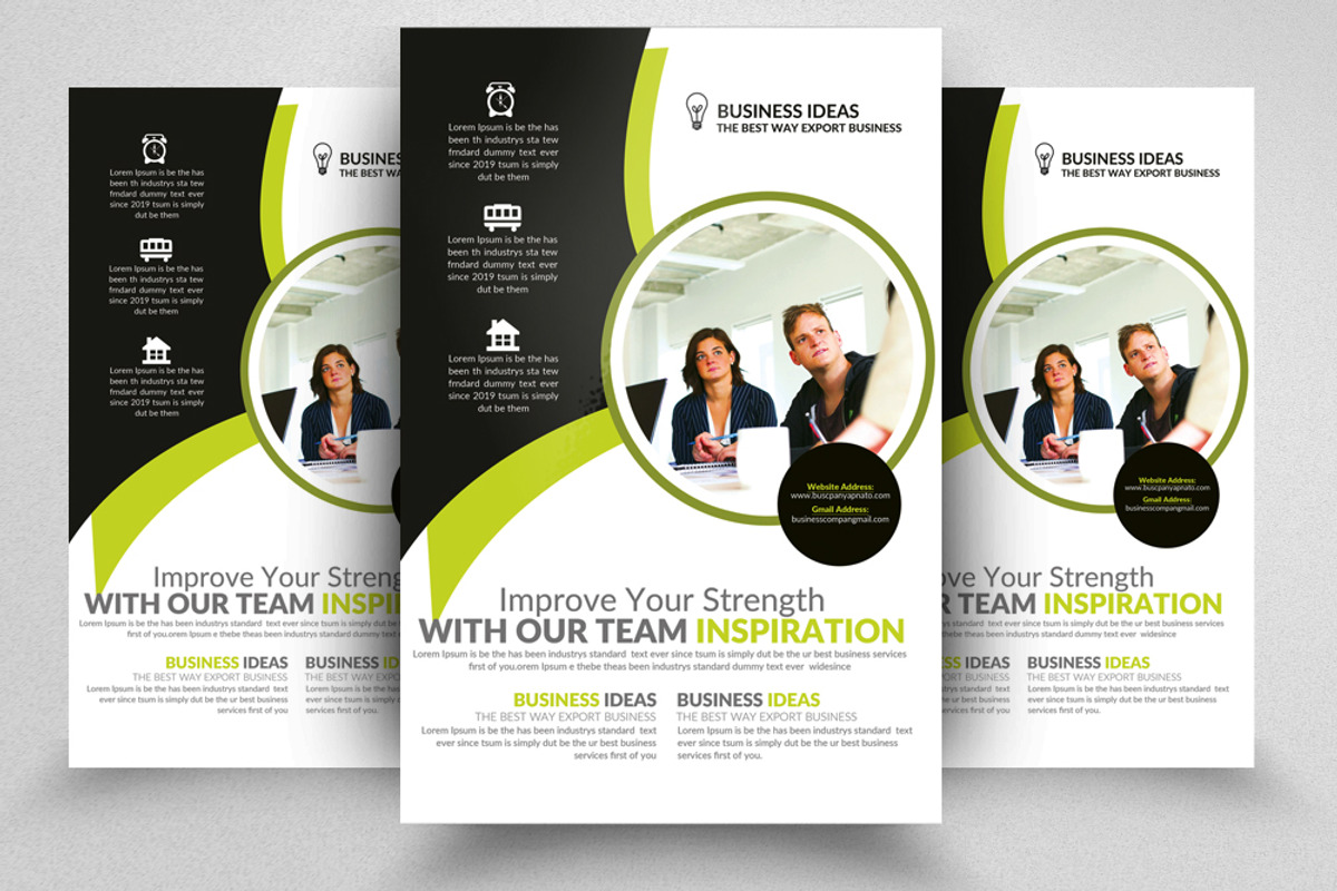 100 Business Flyers Mega Bundle, a Flyer Template by Design Up (Photo 34 of 100)