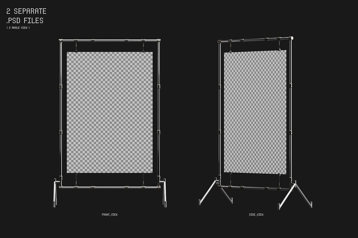 Industrial Hanging Poster Mockup, an Advertising Mockup by Moduclave Studio (Photo 2 of 4)
