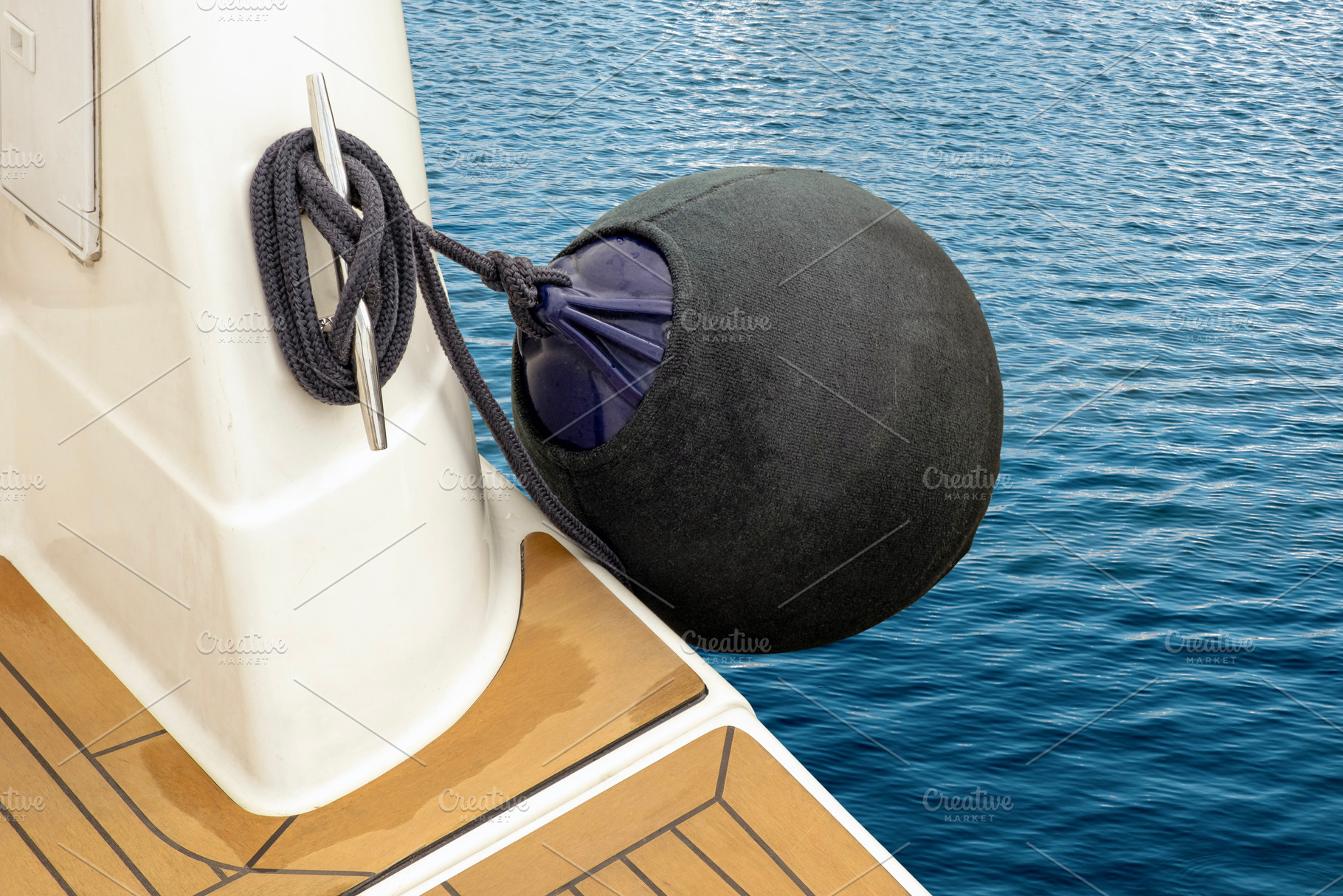 Ship detail with boat fender closeup, a Transportation Photo by BOOCYS