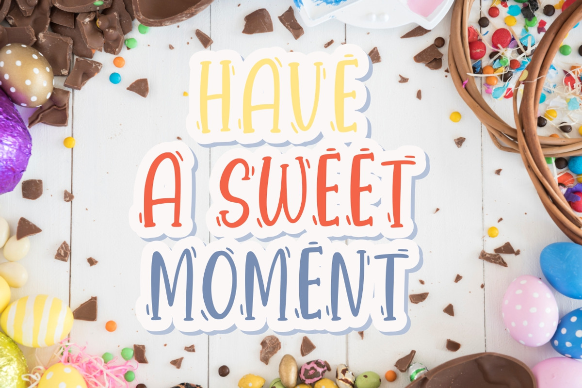 Bubblegum Fun Advertisement Font preview 6