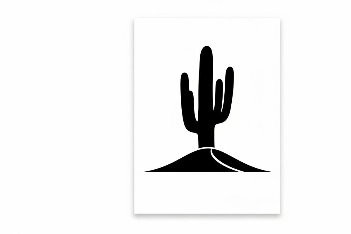 collection desert cactus silhouettes, an Illustration by Amazin_art (Photo 27 of 33)