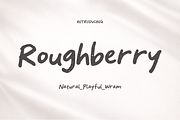 Roughberry – Natural Playful Brush, a Handwritten Font by cocodesign (Thumbnail 1 of 8)