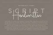 Aethuisty Handwritten Script Font, a Script Font by Typebae (Thumbnail 2 of 8)