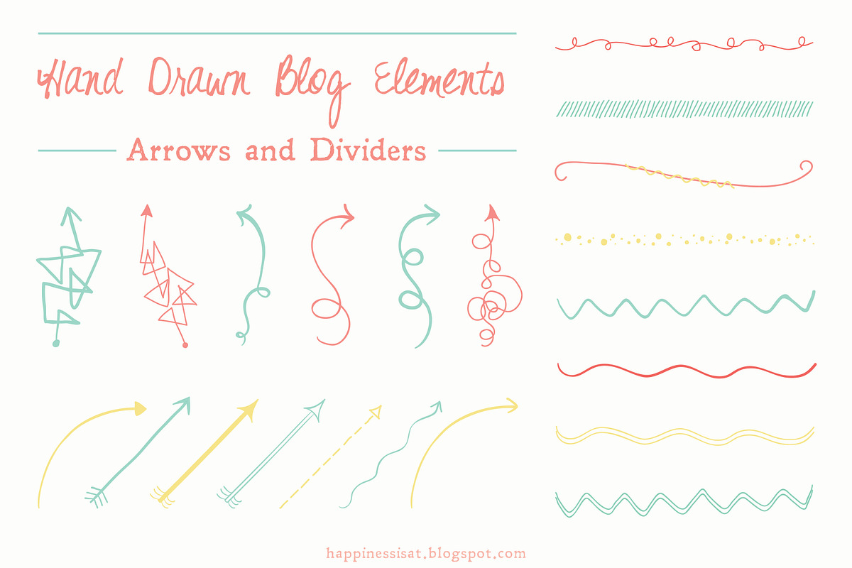 Hand Drawn Arrows and Dividers