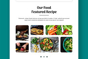 Food Email Newsletter Template, an UI Kit Template by ContestDesign (Thumbnail 4 of 5)