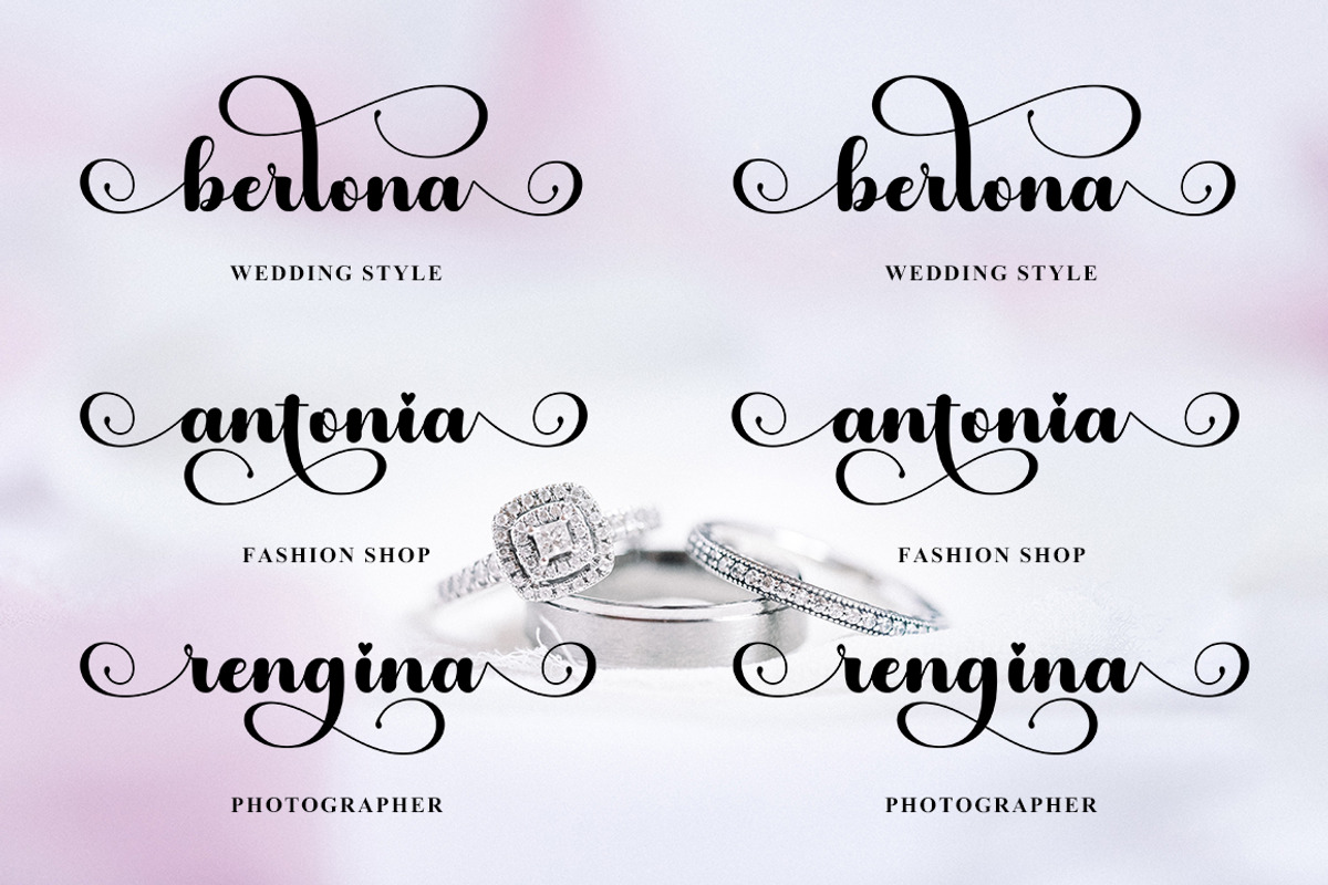 Berliona, a Script Font by TM Type (Photo 3 of 10)