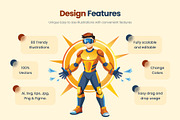 Cyber Gaming Characters Set, a Solid Icon by Vectors Market (Thumbnail 2 of 9)